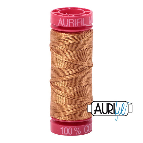 AURIFIL 2930 Toast MAKO 12 Weight Wt 54 Yards Spool Quilt Cotton Quilting Thread