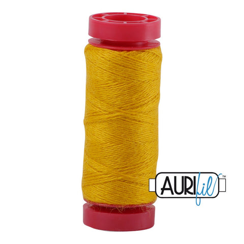 Aurifil LANA WOOL 8135 Gold Yellow 12 Weight Wt 50 Meters 54 Yards Spool Quilt Wool Quilting Thread