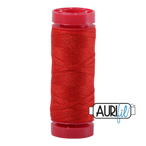 Aurifil LANA WOOL 8220 Burnt Orange 12 Weight Wt 50 Meters 54 Yards Spool Quilt Wool Quilting Thread