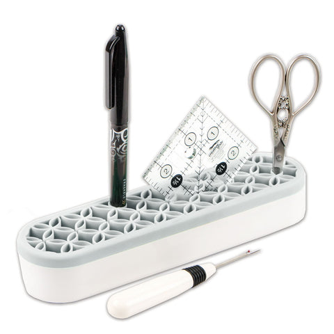 Its Sew Emma Stash N Store Light Grey Gray Weighted Notion Pen Organizer 1.5 x 8.25 ISE723