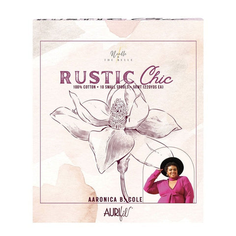 Aurifil RUSTIC CHIC Collection by Aaronica Cole Bright 50 Weight Wt Small Spool Cotton Quilting Thread Set of 10 AC50RC10