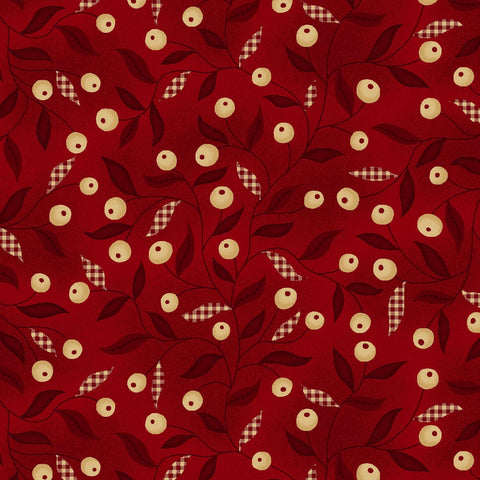 Garnets and Gingham Kim Diehl Henry Glass Civil War Reproduction Beige Cream Red White Fabric 20 FQ Fat Quarter Bundle