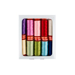 Aurifil It's a Girl Collection by Sew Emma 50 weight Cotton Quilting Thread Set of 10