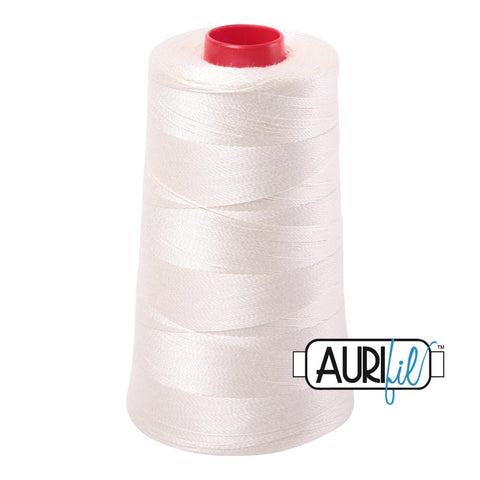 AURIFIL Cone 2026 Chalk Light Beige Egyptian Mako Cotton 12 Weight Wt 1750 Meters 1914 Yards Quilt Cotton Quilting Thread