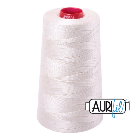 AURIFIL Cone 2311 Muslin Light Beige Egyptian Mako Cotton 12 Weight Wt 1750 Meters 1914 Yards Quilt Cotton Quilting Thread