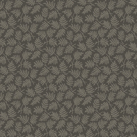 Dark and Stormy Maywood Blue Tan Grey Gray Brown Floral Cotton 10 inch Fabric Layer Cake LC