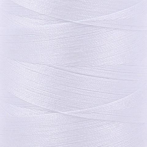 AURIFIL Cone 2024 Bright White Egyptian Mako Cotton 12 Weight Wt 1750 Meters 1914 Yards Quilt Cotton Quilting Thread