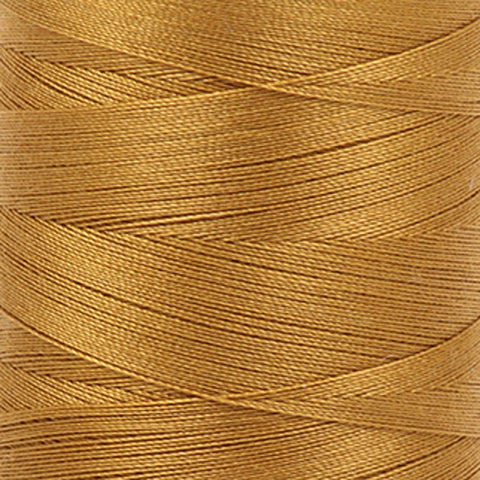 AURIFIL Cone 5022 Mustard Yellow Gold Egyptian Mako Cotton 50 Weight Wt 5900 Meters 6452 Yards Quilt Cotton Quilting Thread