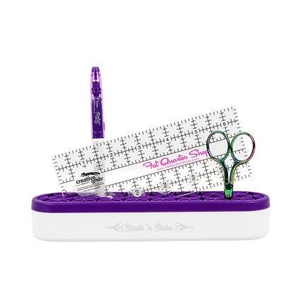 Its Sew Emma Stash N Store Purple Grape Weighted Notion Pen Organizer 1.5 x 8.25 ISE736