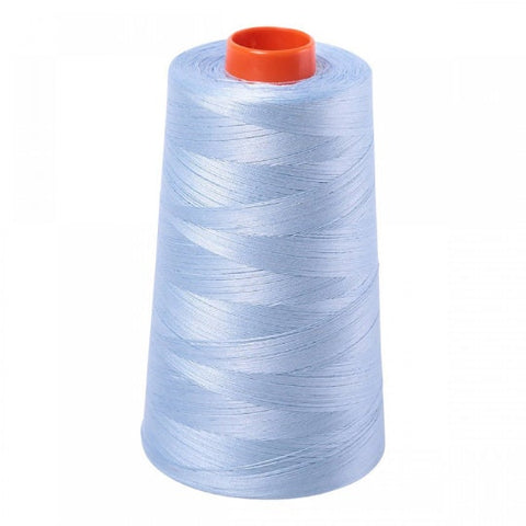 AURIFIL Cone 2710 Light Robins Egg Blue Egyptian Mako Cotton 50 Weight Wt 5900 Meters 6452 Yards Quilt Cotton Quilting Thread