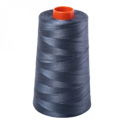 AURIFIL Cone 1158 Medium Gray Grey Charcoal Egyptian Mako Cotton 50 Weight Wt 5900 Meters 6452 Yards Quilt Cotton Quilting Thread