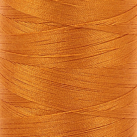 AURIFIL 2145 Yellow Orange MAKO 12 Weight Wt 54 Yards Spool Quilt Cotton Quilting Thread