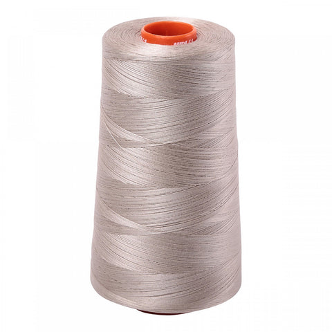 AURIFIL Cone 5011 Rope Beige Egyptian Mako Cotton 50 Weight Wt 5900 Meters 6452 Yards Quilt Cotton Quilting Thread