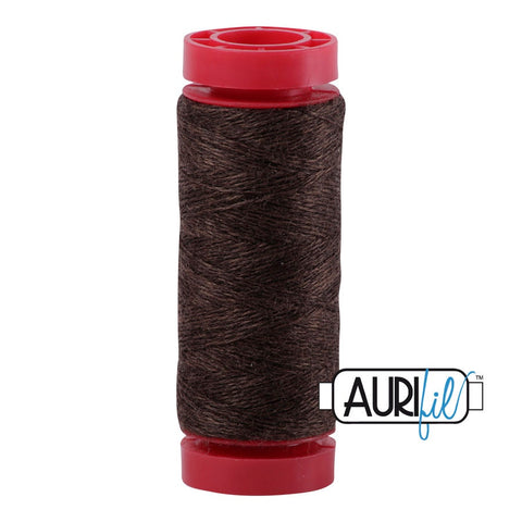 Aurifil LANA WOOL 8075 Brown 12 Weight Wt 50 Meters 54 Yards Spool Quilt Wool Quilting Thread