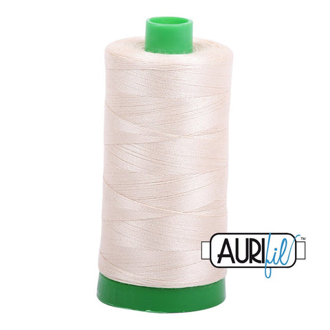 AURIFIL 2310 Light Beige MAKO 40 Weight Wt 1000m 1094y Quilt Cotton Quilting Thread