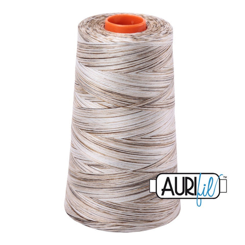 AURIFIL Variegated Cone 4667 Nutty Nougat Egyptian Mako Cotton 50 Weight Wt 5900 Meters 6452 Yards Quilt Cotton Quilting Thread