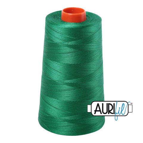 AURIFIL Cone 2870 Green Grass Egyptian Mako Cotton 50 Weight Wt 5900 Meters 6452 Yards Quilt Cotton Quilting Thread