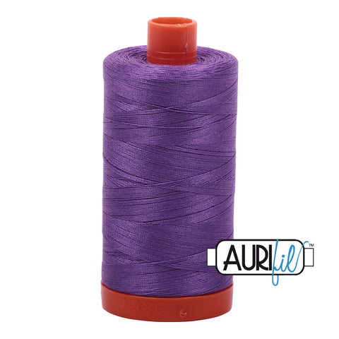 AURIFIL 2540 Medium Lavender Purple MAKO 50 Weight Wt 1300m 1422y Spool Quilt Cotton Quilting Thread
