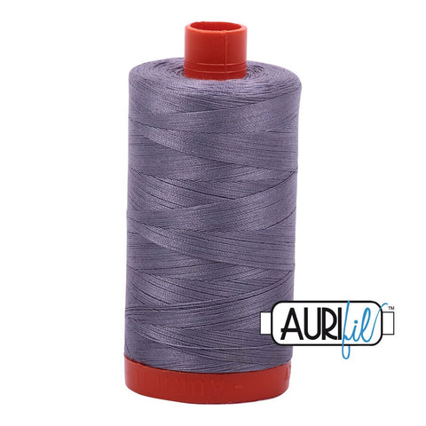AURIFIL 6733 Twilight Purple MAKO 50 Weight Wt 1300m 1422y Spool Soft Lavender Purple Quilt Cotton Quilting Thread