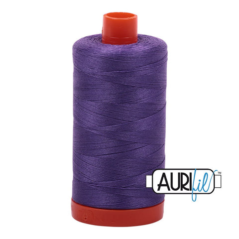 AURIFIL 1243 Dusty Lavender Grape Violet Purple MAKO 50 Weight Wt 1300m 1422y Spool Quilt Cotton Quilting Thread