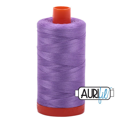 AURIFIL 2520 Violet Purple Grape MAKO 50 Weight Wt 1300m 1422y Spool Quilt Cotton Quilting Thread