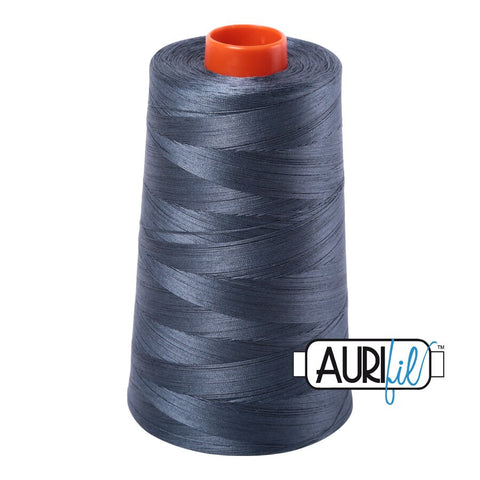 AURIFIL Cone 1158 Medium Gray Grey Charcoal Egyptian Mako Cotton 50 Weight Wt 5900 Meters 6452 Yards Quilt Cotton Quilting Thread