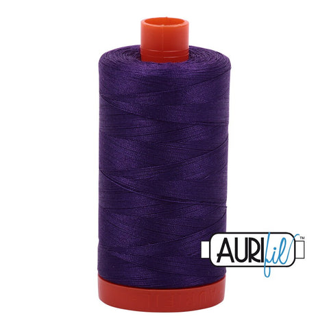 AURIFIL 2545 Medium Purple MAKO 50 Weight Wt 1300m 1422y Spool Quilt Cotton Quilting Thread