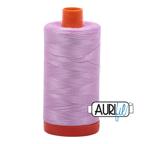 AURIFIL 2515 Light Orchid Pink Purple Lilac MAKO 50 Weight Wt 1300m 1422y Spool Quilt Cotton Quilting Thread