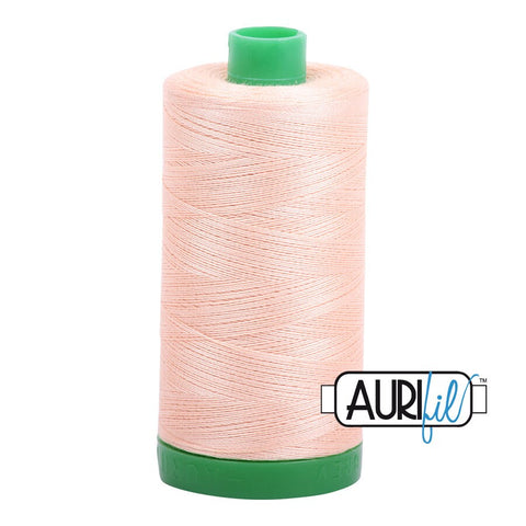 AURIFIL 2205 Flesh Pink MAKO 40 Weight Wt 1000m 1094y Spool Quilt Cotton Quilting Thread