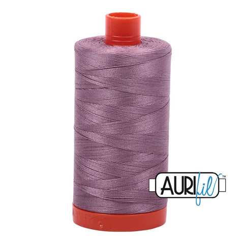 AURIFIL 2566 Wisteria Purple MAKO 50 Weight Wt 1300m 1422y Spool Quilt Cotton Quilting Thread