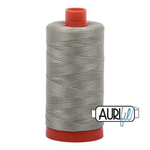 AURIFIL 2902 Light Laurel Green MAKO 50 Weight Wt 1300m 1422y Spool Quilt Cotton Quilting Thread