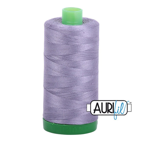 AURIFIL 6733 Twilight Purple MAKO 40 Weight Wt 1000m 1094y Spool Soft Lavender Purple Quilt Cotton Quilting Thread