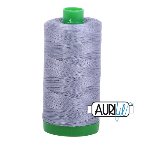 AURIFIL 6734 Swallow MAKO 40 Weight Wt 1000m 1094y Spool Graphite Blue Gray Grey Quilt Cotton Quilting Thread