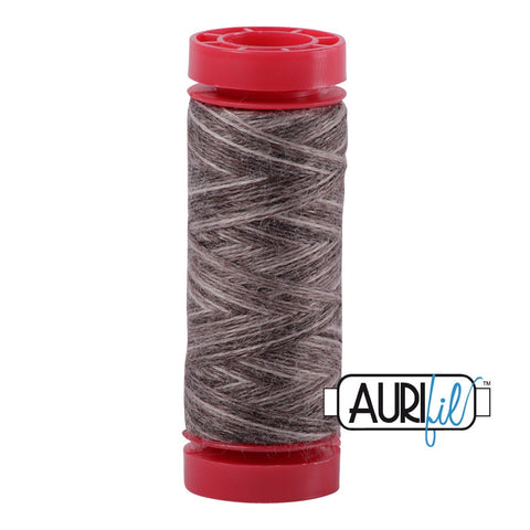 Aurifil LANA WOOL 8012 Nutty Nougat Brown Grey Gray 12 Weight Wt 50 Meters 54 Yards Spool Quilt Wool Quilting Thread