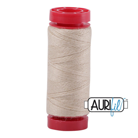 Aurifil LANA WOOL 8326 Almond Beige 12 Weight Wt 50 Meters 54 Yards Spool Quilt Wool Quilting Thread