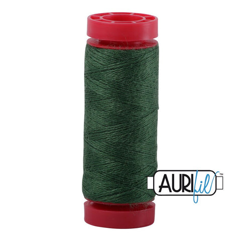 Aurifil LANA WOOL 8897 Asparagus Green 12 Weight Wt 50 Meters 54 Yards Spool Quilt Wool Quilting Thread