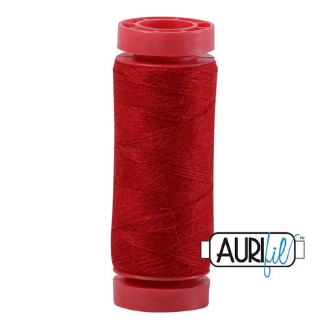 Aurifil LANA WOOL 8225 Brick Red 12 Weight Wt 50 Meters 54 Yards Spool Quilt Wool Quilting Thread