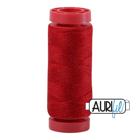 Aurifil LANA WOOL 8260 Wine Red 12 Weight Wt 50 Meters 54 Yards Spool Quilt Wool Quilting Thread