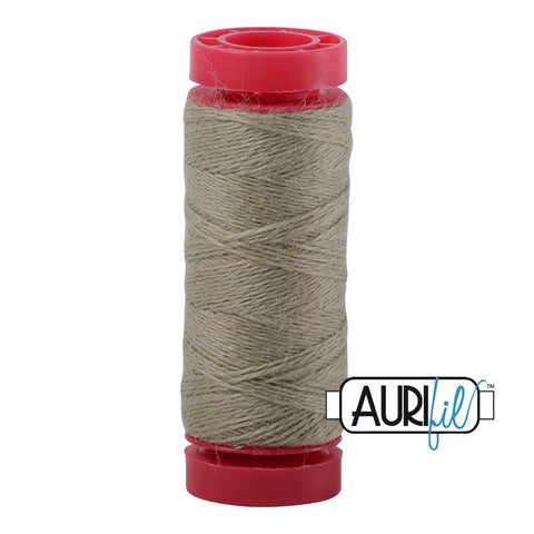 Aurifil LANA WOOL 8940 Desert Sand Tan 12 Weight Wt 50 Meters 54 Yards Spool Quilt Wool Quilting Thread