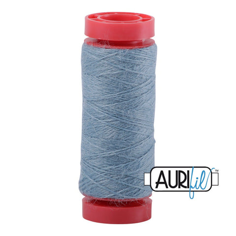 Aurifil LANA WOOL 8861 Slate Blue 12 Weight Wt 50 Meters 54 Yards Spool Quilt Wool Quilting Thread