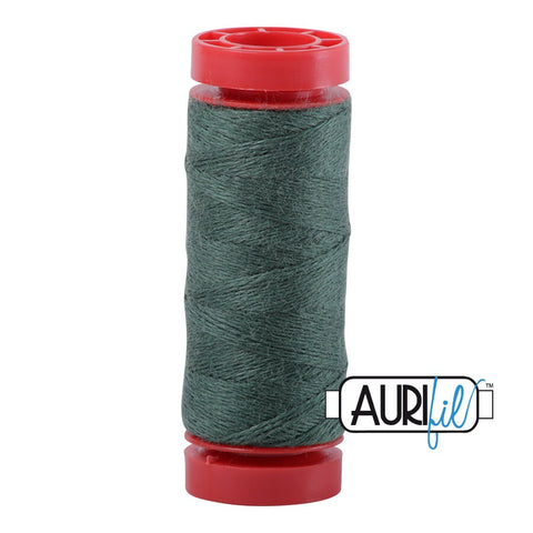 Aurifil LANA WOOL 8948 Dark Sage Green 12 Weight Wt 50 Meters 54 Yards Spool Quilt Wool Quilting Thread