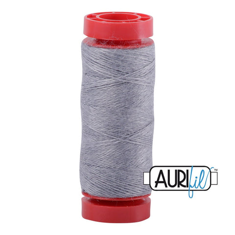 Aurifil LANA WOOL 8081 Granite Grey Gray 12 Weight Wt 50 Meters 54 Yards Spool Quilt Wool Quilting Thread