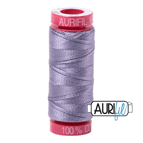 AURIFIL 6733 Twilight Purple MAKO 12 Weight Wt 54 Yards Spool Quilt Cotton Quilting Thread