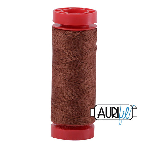 Aurifil LANA WOOL 8321 Hazelnut Brown 12 Weight Wt 50 Meters 54 Yards Spool Quilt Wool Quilting Thread