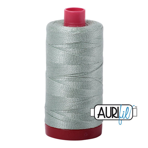 AURIFIL 5014 Marine Water Green MAKO 12 Weight Wt 350M 356Yd Spool Quilt Cotton Quilting Thread