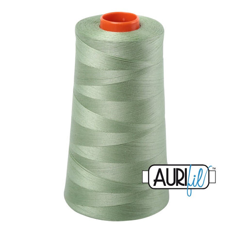 AURIFIL Cone 2840 Loden Green Sage Egyptian Mako Cotton 50 Weight Wt 5900 Meters 6452 Yards Quilt Cotton Quilting Thread