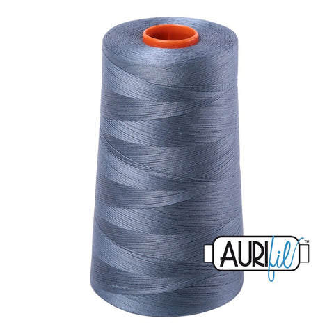 AURIFIL Cone 1246 Dark Grey Graphite Charcoal Mako Cotton 50 Weight Wt 5900 Meters 6452 Yards Quilt Cotton Quilting Thread