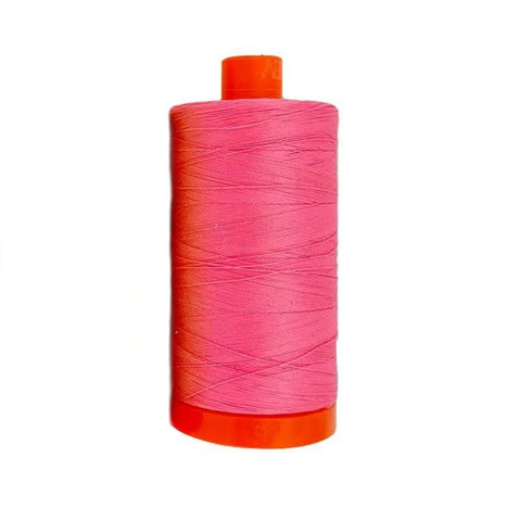 NEW COLOR Aurifil 7002 Tula Neon Pink MAKO 50 Weight Wt 1300m 1422y Spool Quilt Cotton Quilting Thread